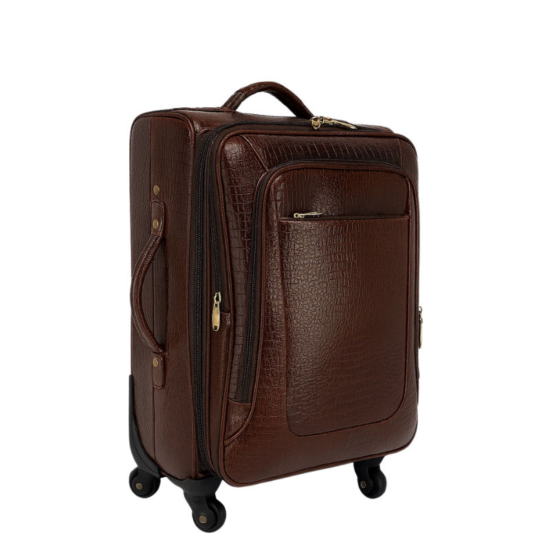 Stingray Italian Leather Trolley Case