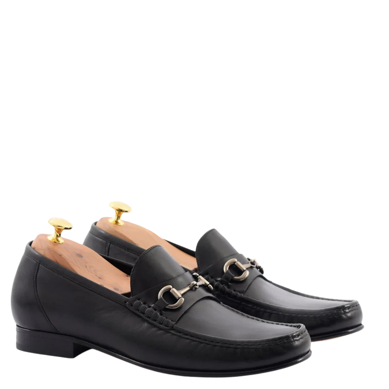 Men's Leather Black Timeless Elegance Loafer