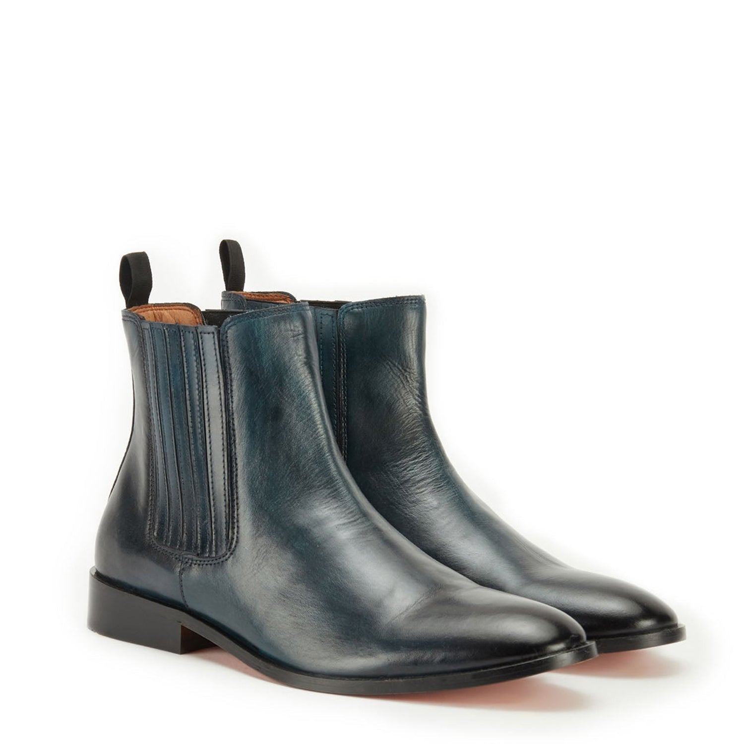 Blue Chelsea Boots