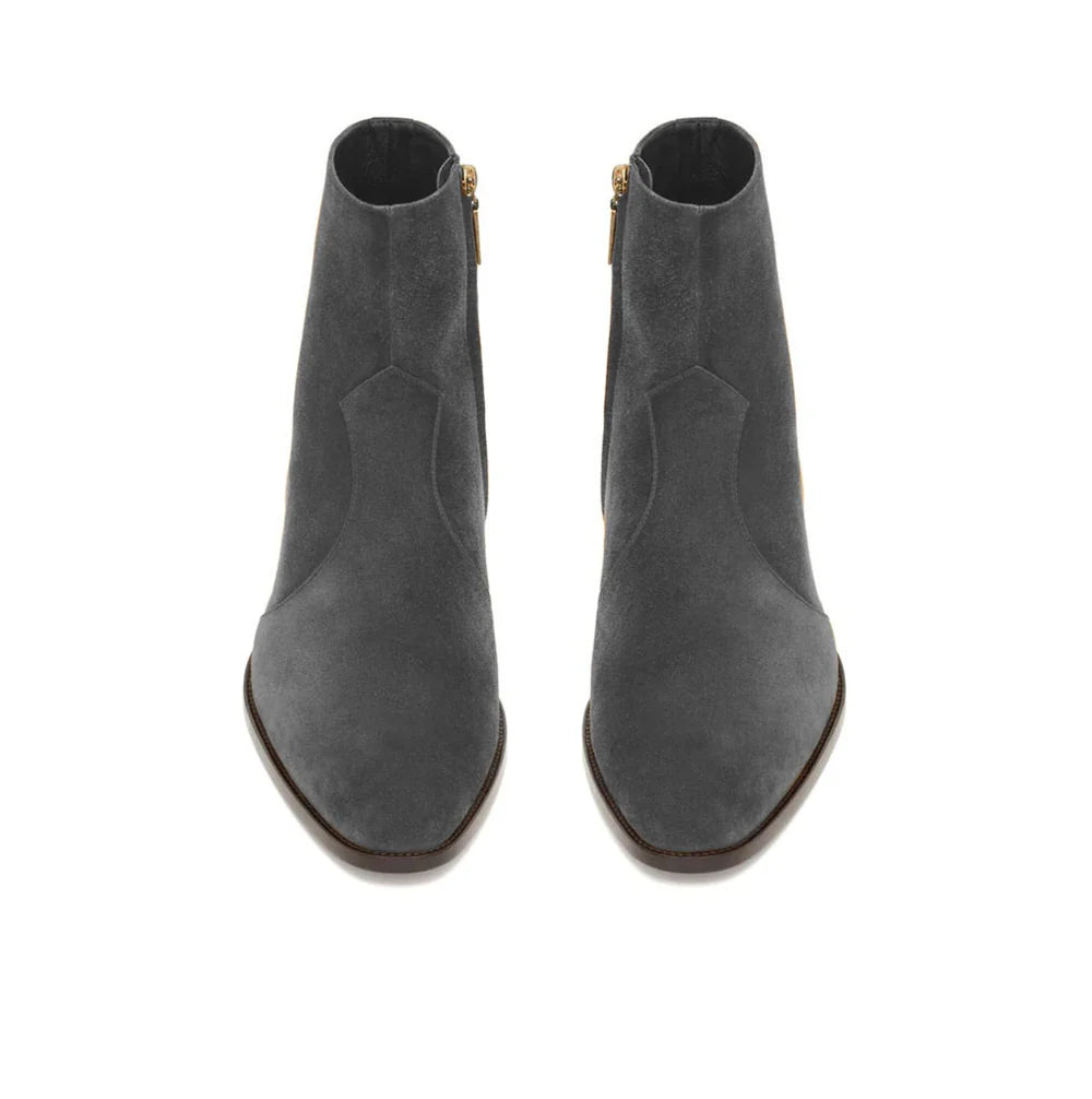 Grey Suede Ludhovic Boots