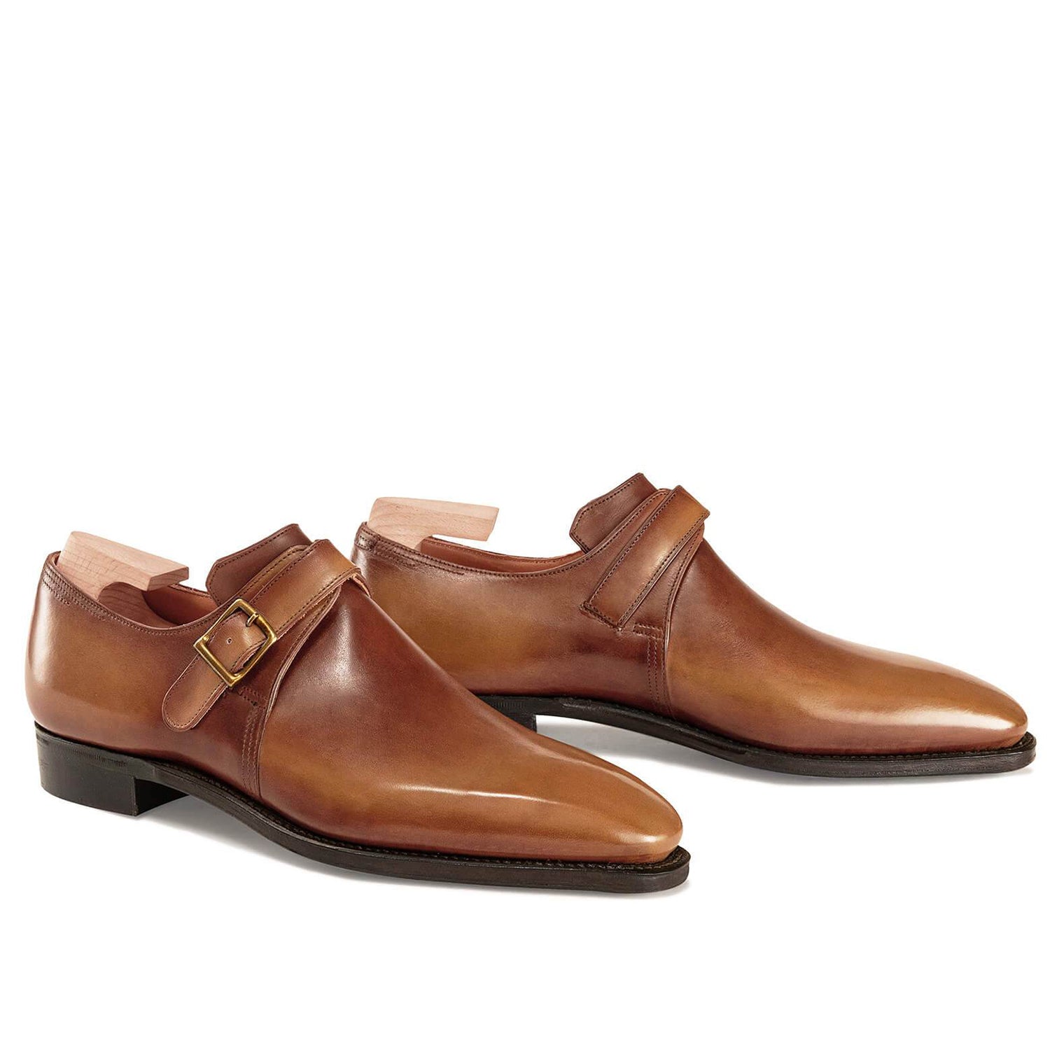 BUCKLE CALF LEATHER OLD WOOD