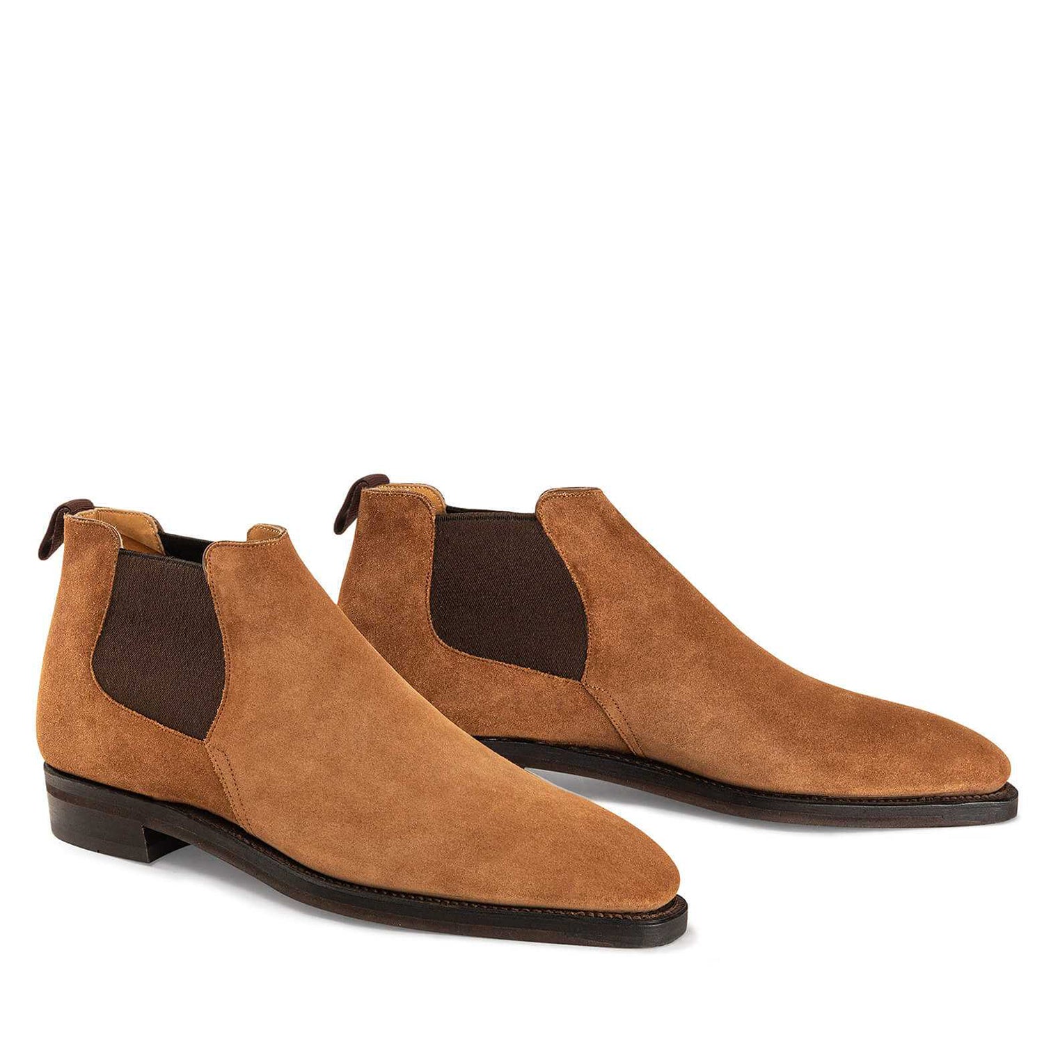 CASTOR SUEDE CLAF LEATHER BOOTS