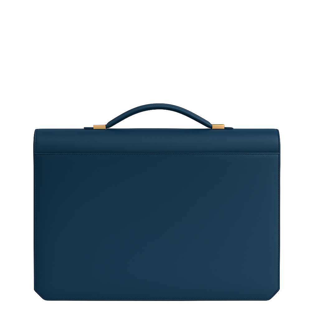 Men's Double Compartment Classy Blue  Briefcase