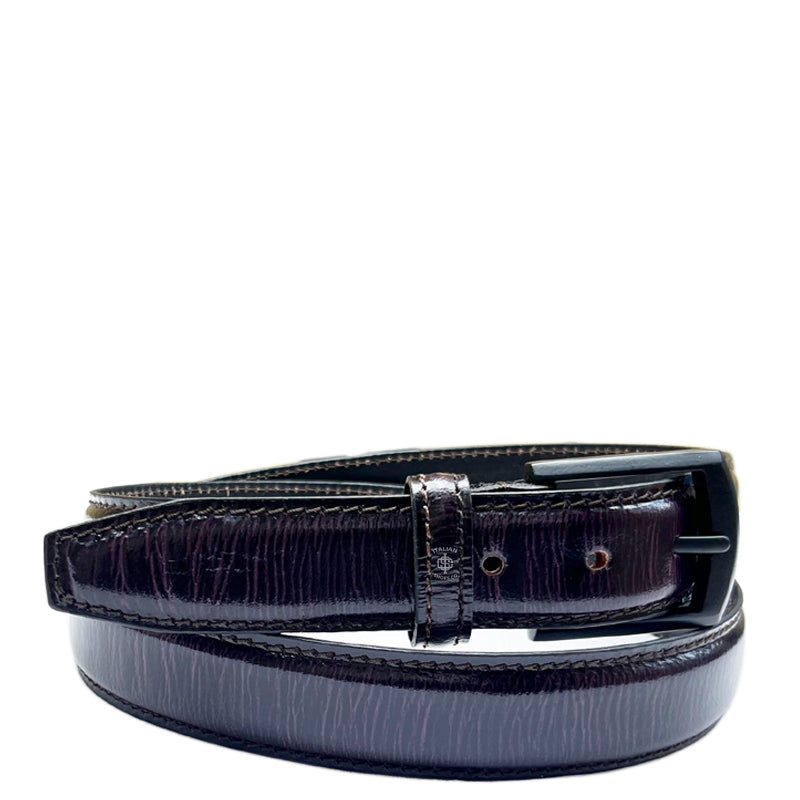 Taglio Cobra Sputatore Pelle Belt Wine