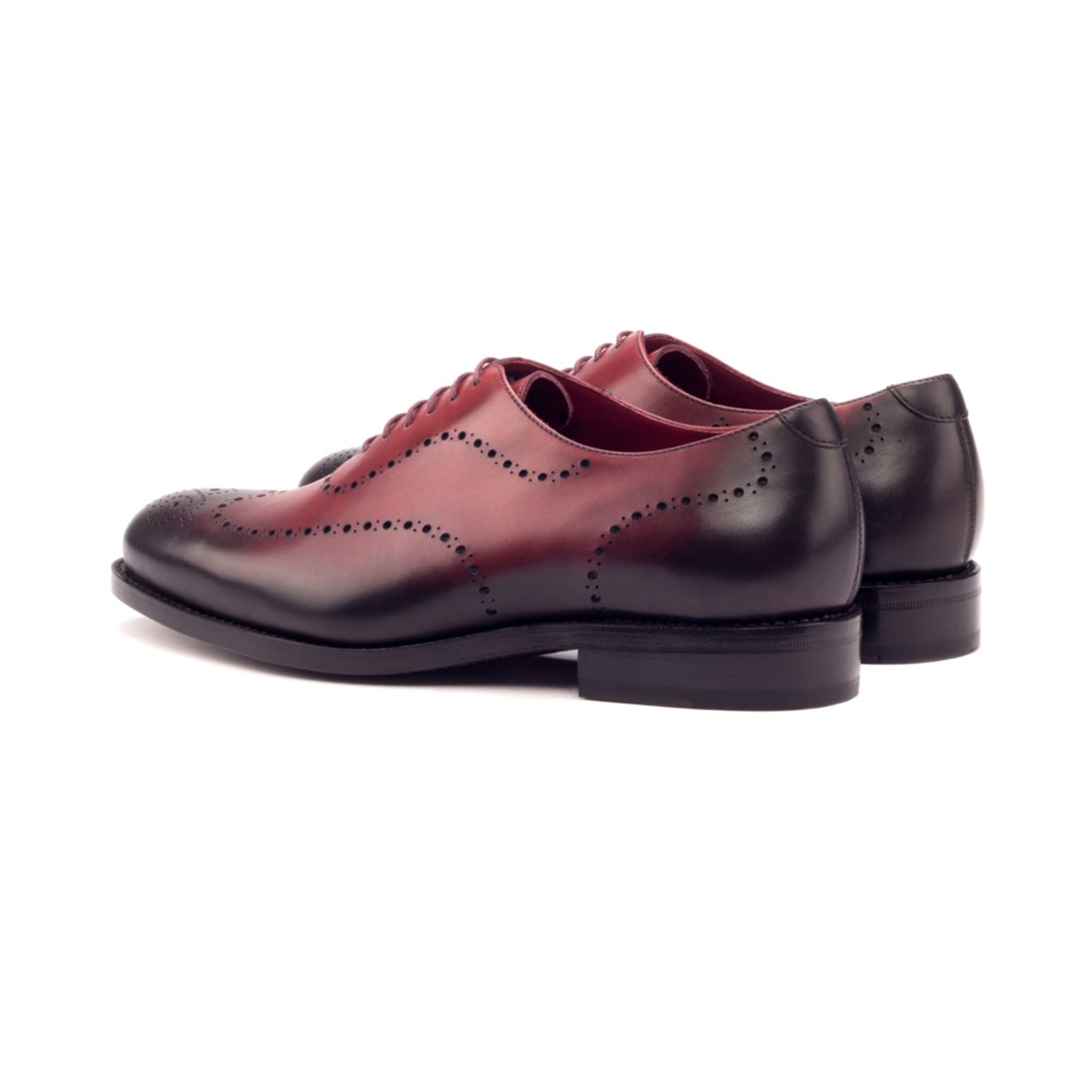 Burnished Leather Wholecut Brogues
