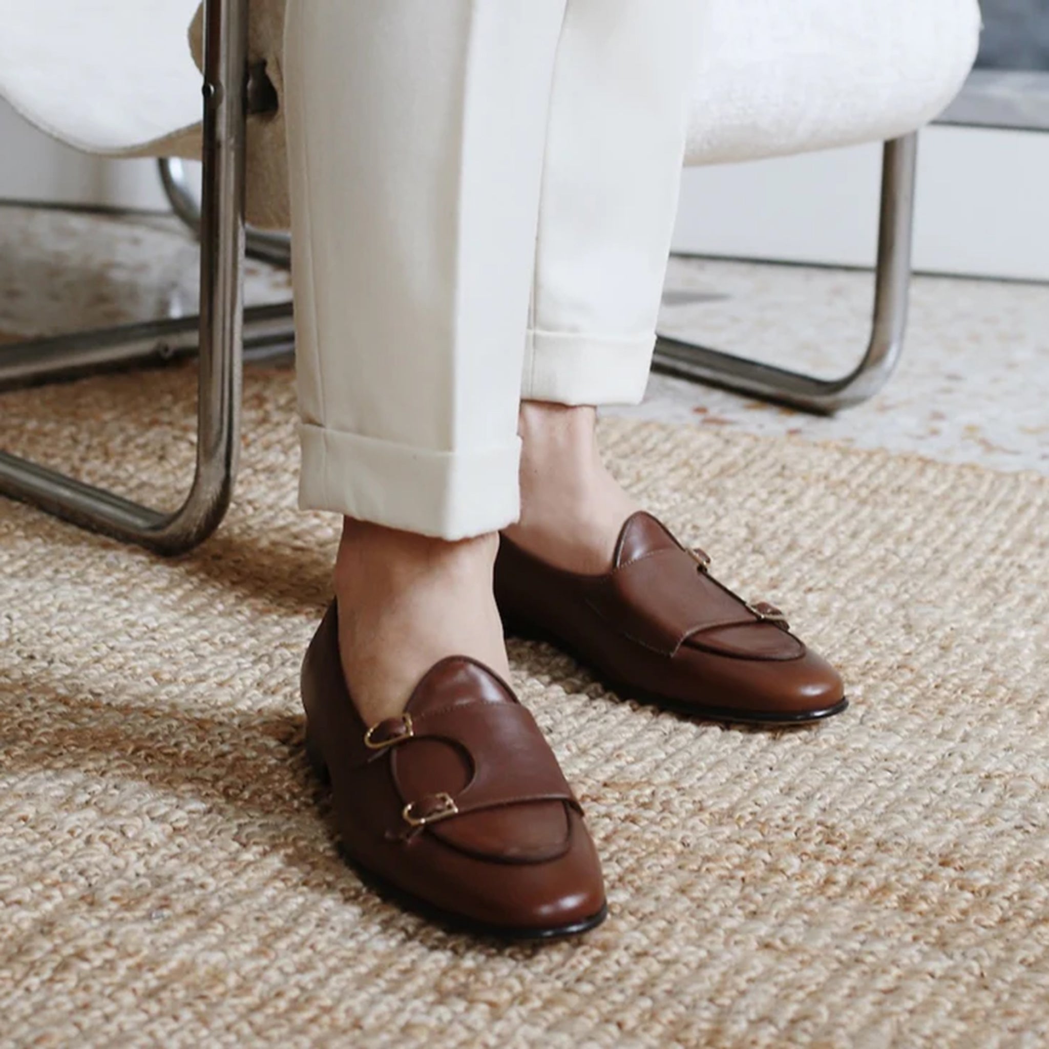 Valerio Double Monk Strap Shoes