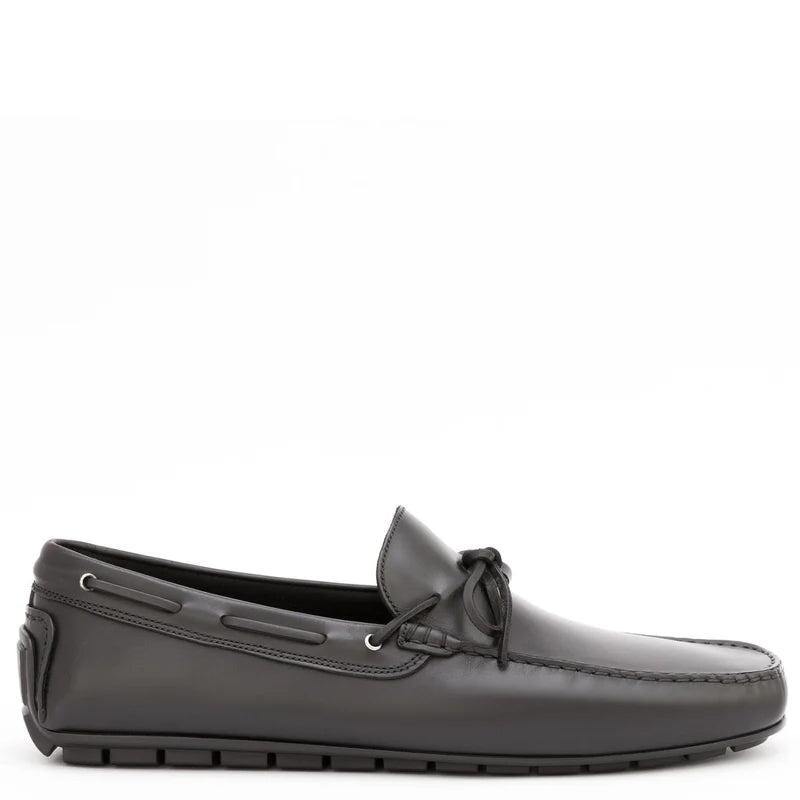 Patent Slip-On Leather Black Loafer