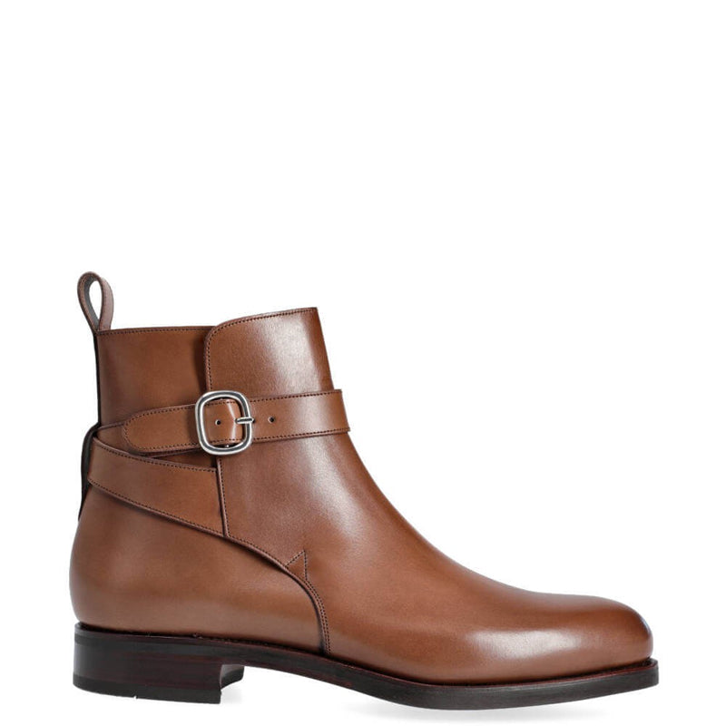 Premium Leather Stylish Jodhpur Brown Boot With Side Buckle