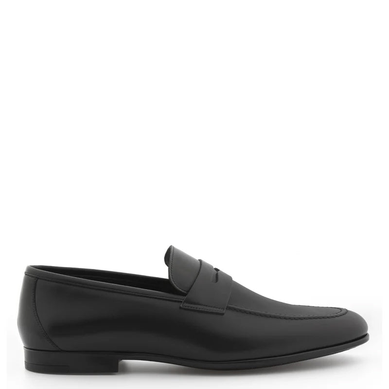 Penny Comfort-Fit Slip-On Leather Loafers