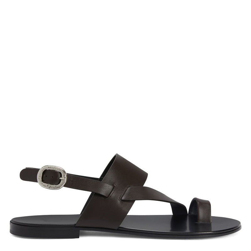 Pure Leather Backstrap Comfort Brown Sandal