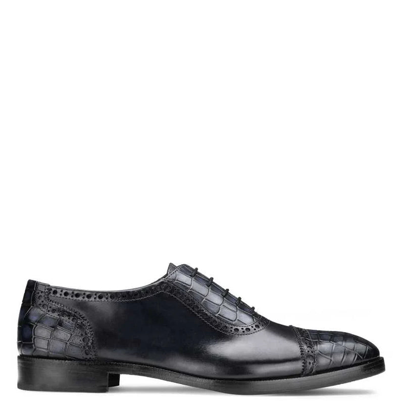 Premium Croco Leather Oxford Shoes