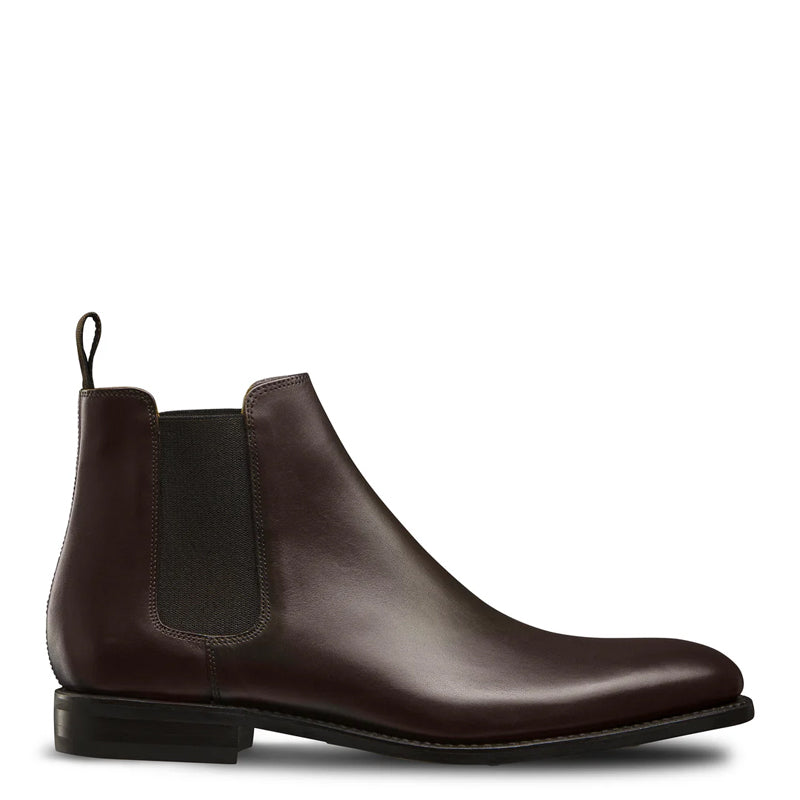 Luxury Polished Leather Handmade Chelsea Boot Brown