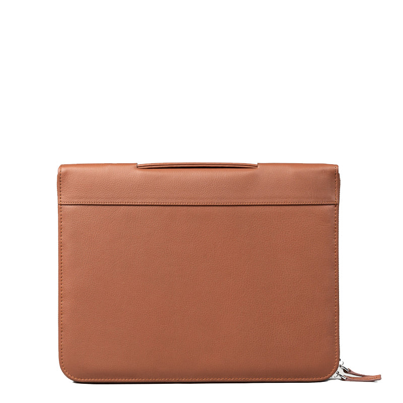 The Eclectic Leather Brown Folio Organizer