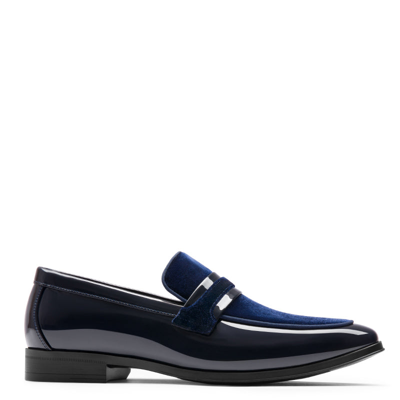 Men's Luxury Leather Loafer Blue