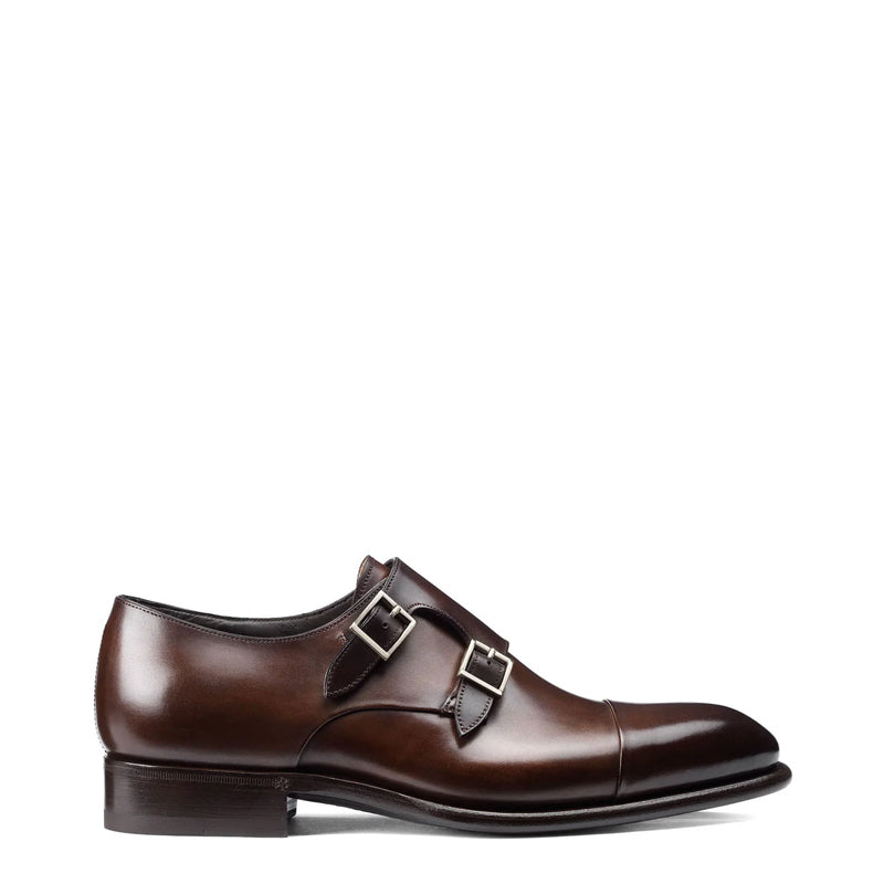Deep Brown Double Monk Strap Deep Loafer