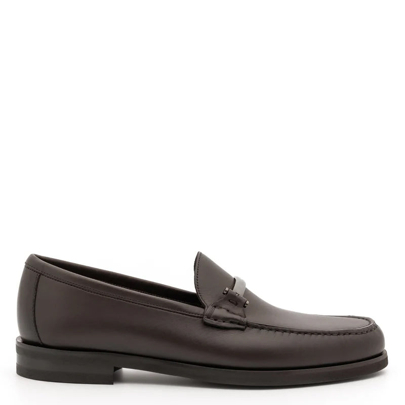 Classy Slip-On Leather Brown Loafer