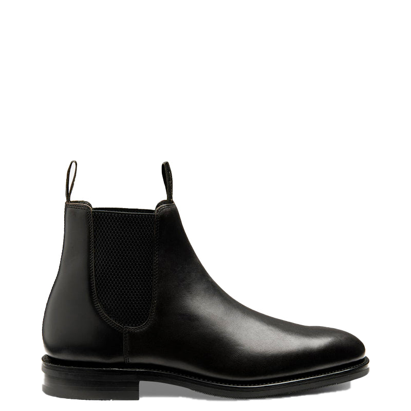 Patent Leather Chelsea Black Boot For Men