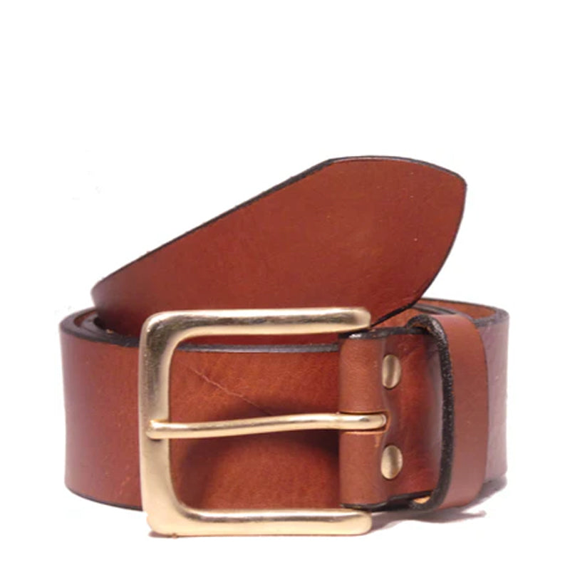 Men Solid Buckle Casual Leather Belt