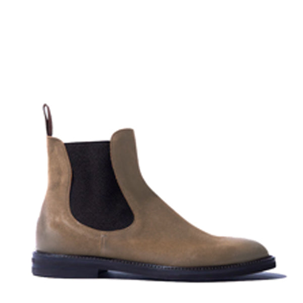 Classic Chelsea Suede Leather Boots