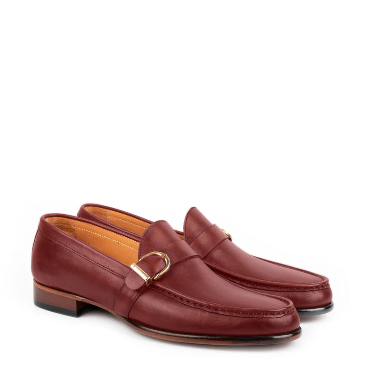 Enzo Blue Single Monk Strap Shoe