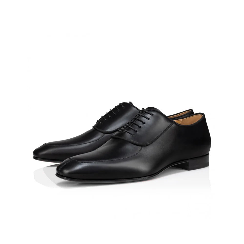 Luxury Oxford Men's Black Lace-up Shoe