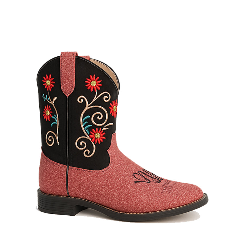 Western Bold Embroidery Cowboy Boots