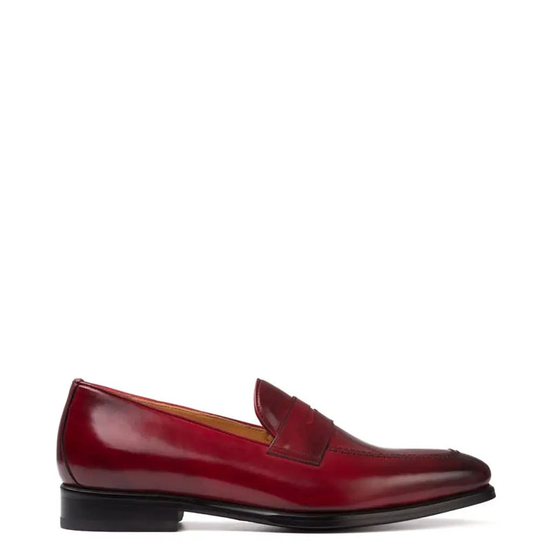 Penny Classic Shiny Leather Burgundy Loafer