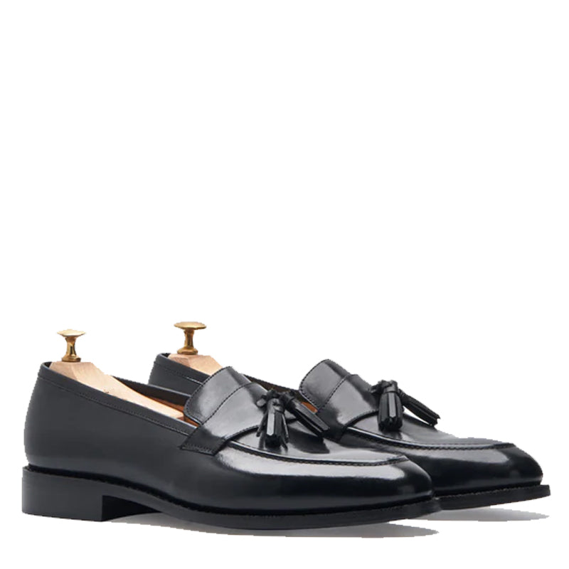 Beatrice Black Tassel Loafers
