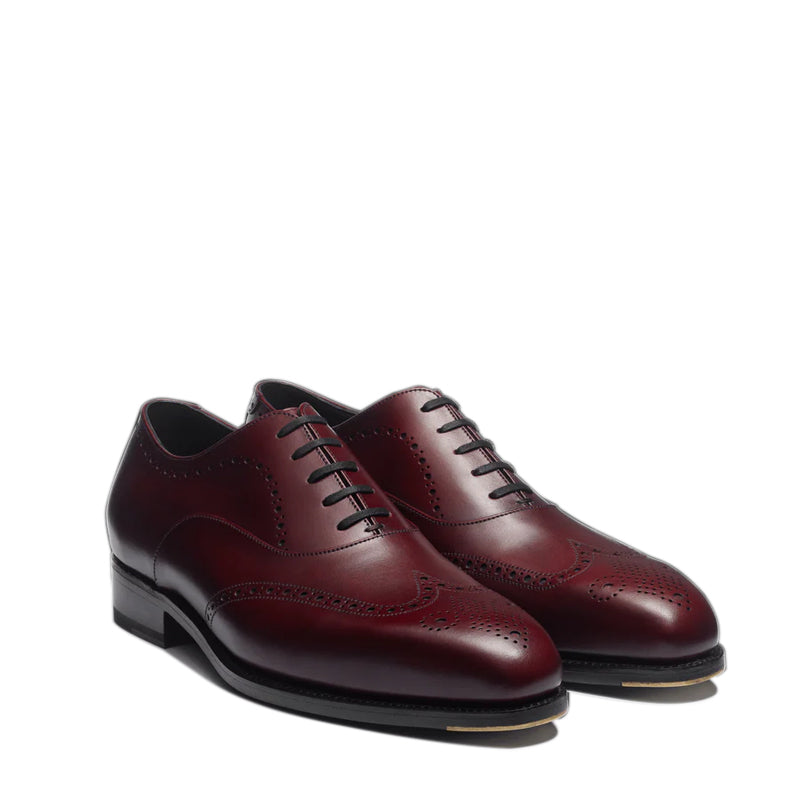 Classic Design Polished Leather Formal Oxford Shoes