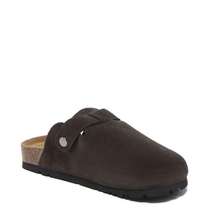 Stylish & Trendy Suede Sandal Dark Brown
