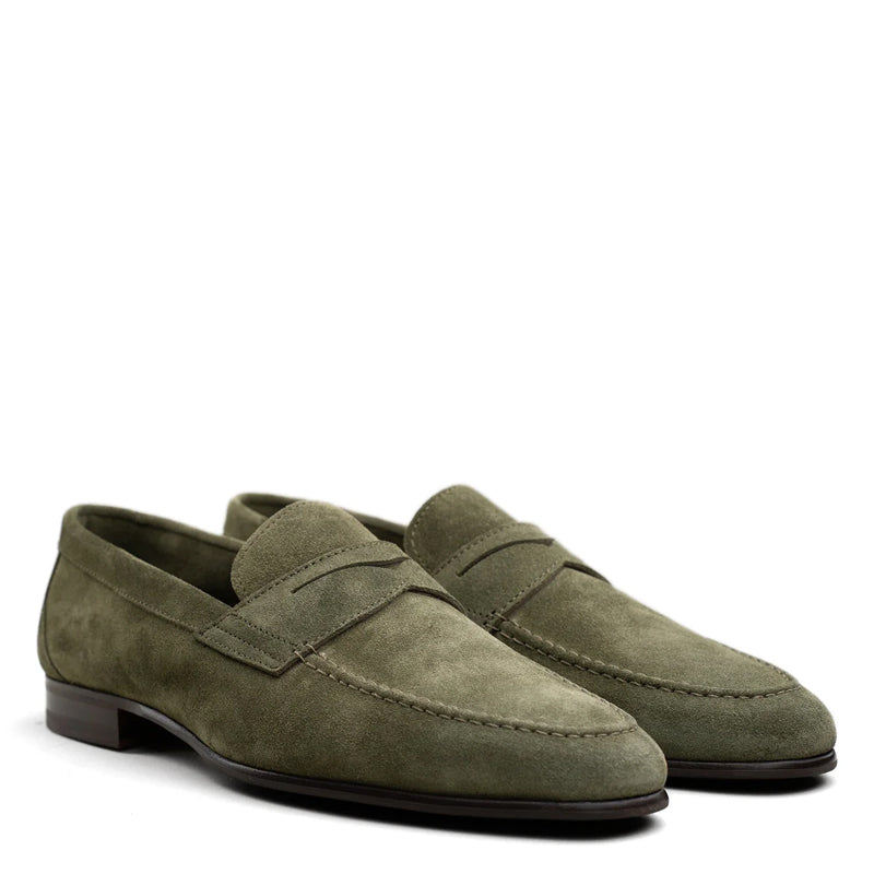 Unlined Penny Loafer Green