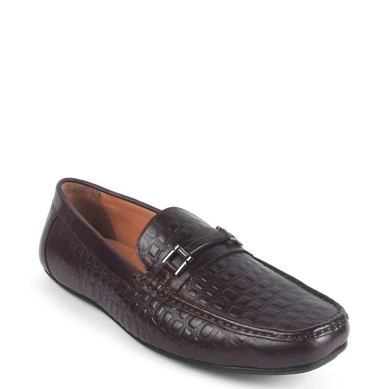 Men Casual Stylish Italian Leather Driving Black Loafer