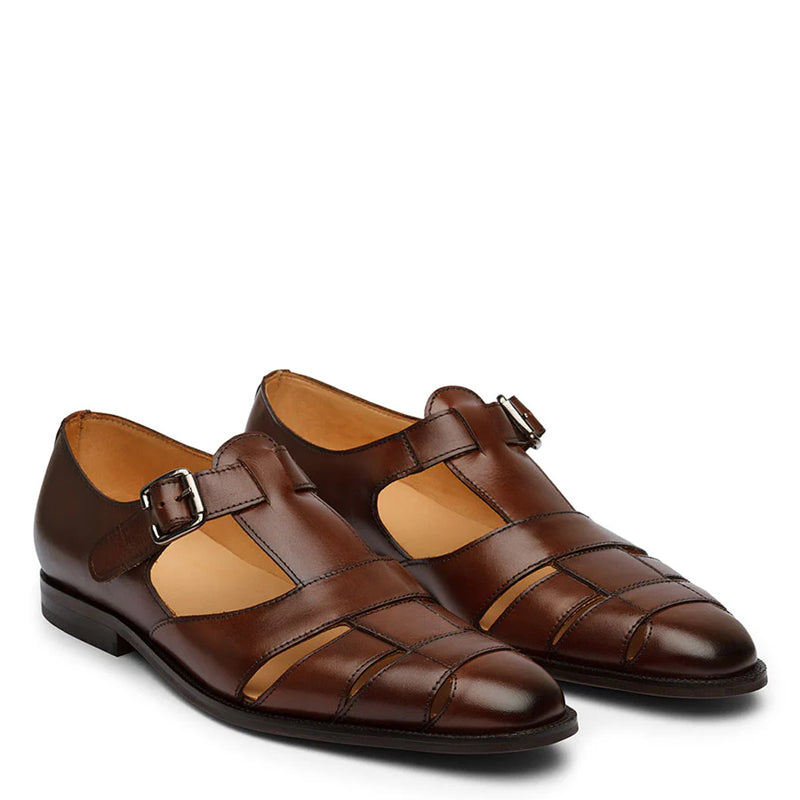 Men Handmade Leather Peshawari Comfort Sandals