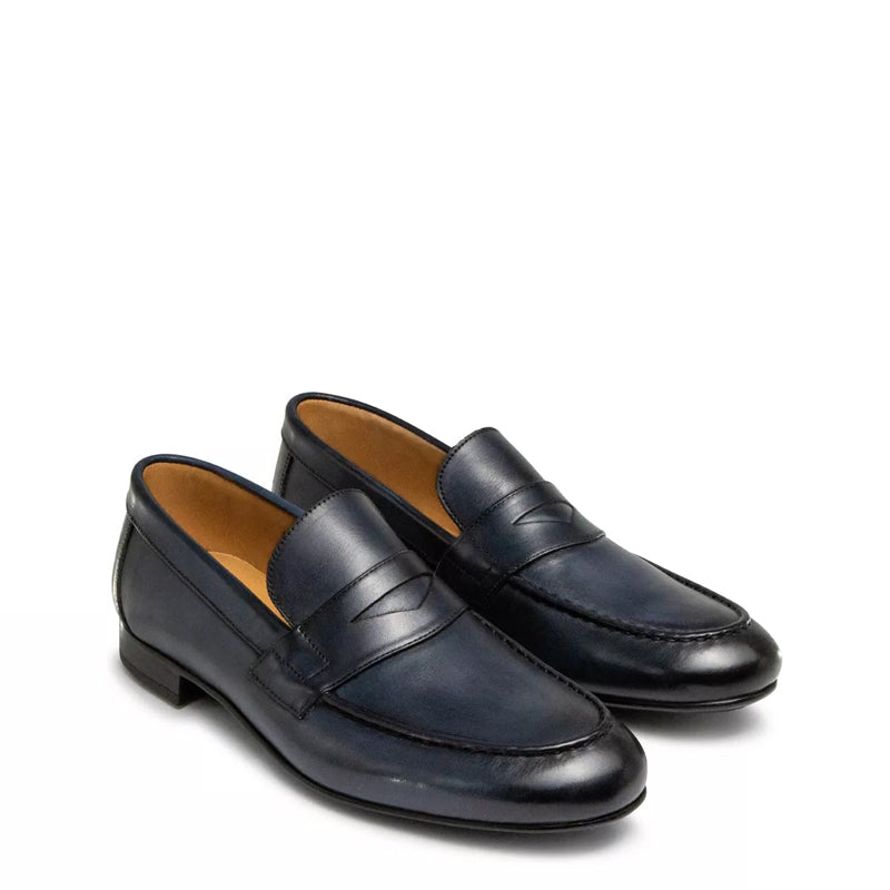 Penny Leather Carlos Loafer Brown For Men