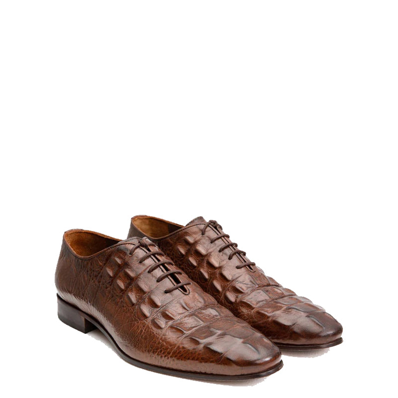 Men Textured Leather Oxford Shoes