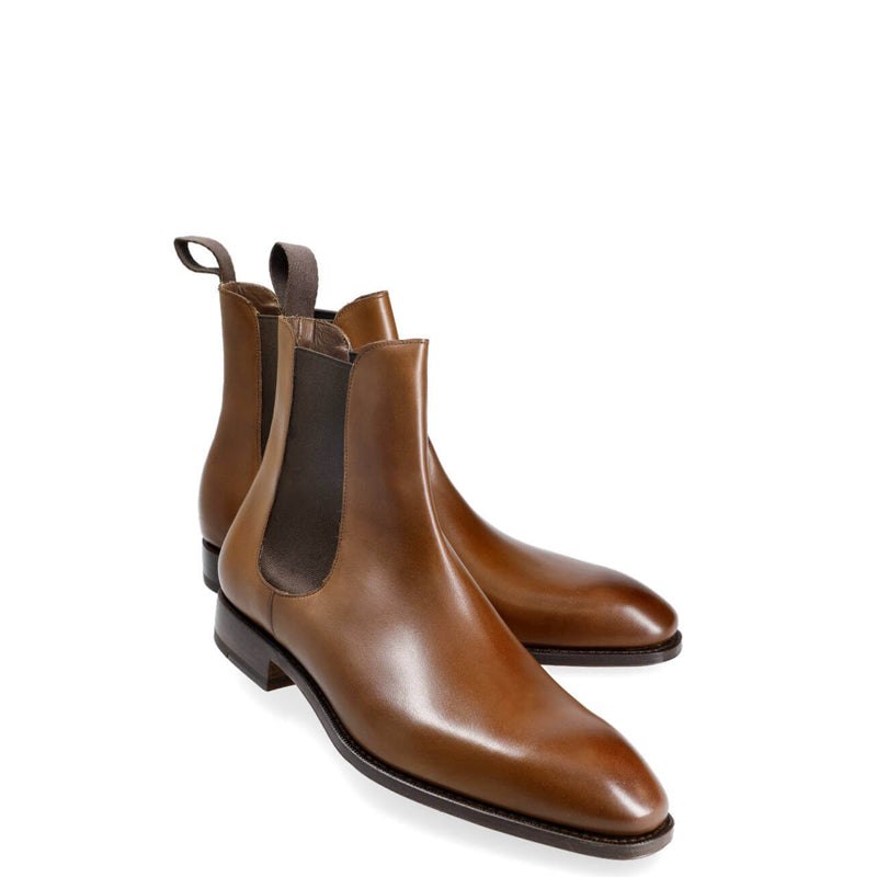 Luxury Handmade Pure Leather Chelsea Boot Brown