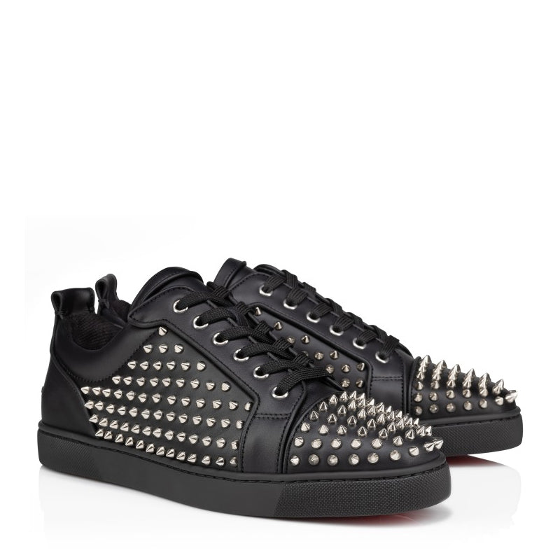 Men Casual Leather Lace-Up White Sneaker