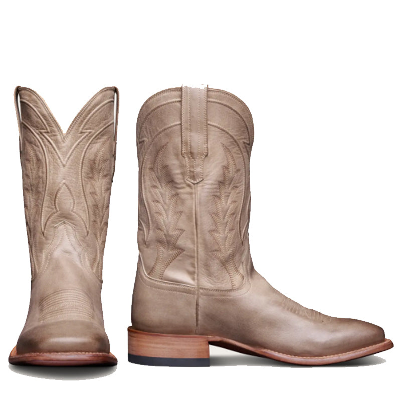 Beige Western CowBoy Boots