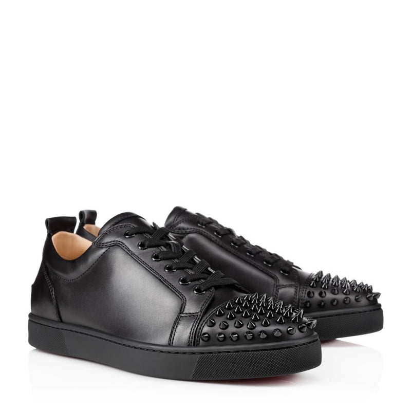 Men Solid Leather Lace-Up Sneakers