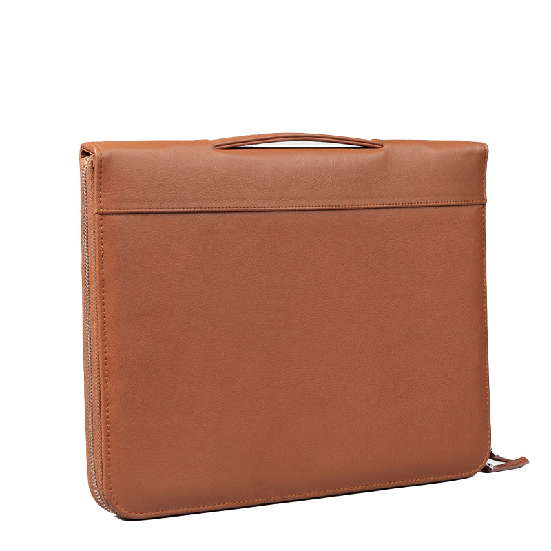 The Eclectic Leather Brown Folio Organizer
