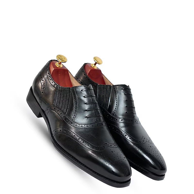 Classic Design Pure Leather Formal Oxford Black Shoe