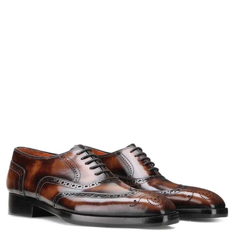 Patina Classic Stylish Leather Brown Oxford Shoe