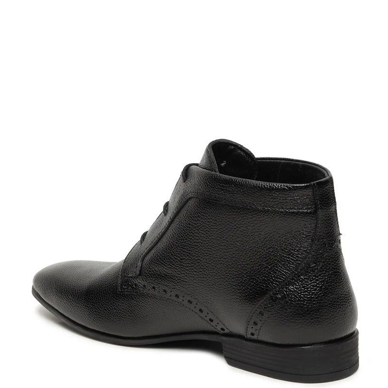 Pure Leather Stylish Lace-Up Chukkas Boots