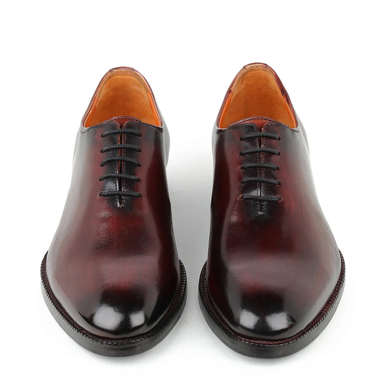 Patina Classic Wholecut Italian Leather Oxford Shoe Tan