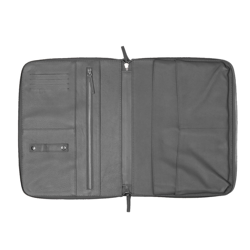 The Eclectic Leather Brown Folio Organizer