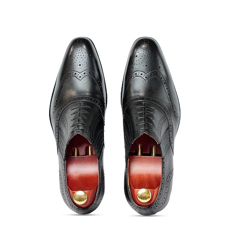 Classic Design Pure Leather Formal Oxford Black Shoe