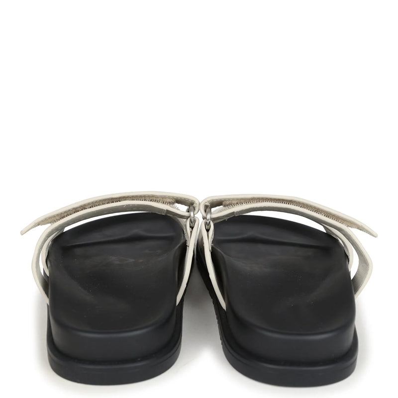 Luxury Croco Leather Beige Sandal