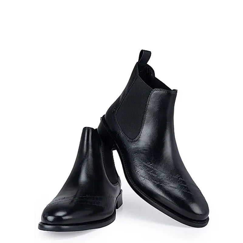 Premium Handmade Mid-Top Leather Chelsea Boots