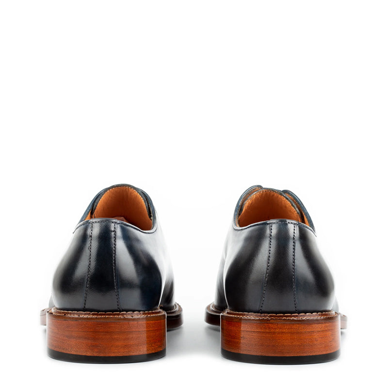 Pure Leather Handmade Wholecut Oxford Shoe Olive Green