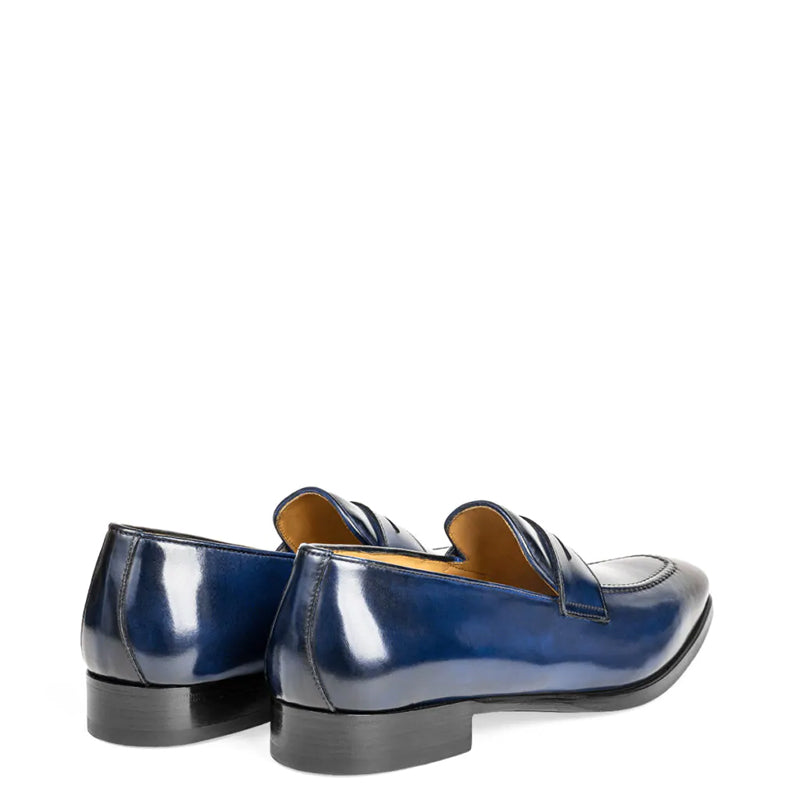 Classic Penny Shiny Leather Brown Loafer